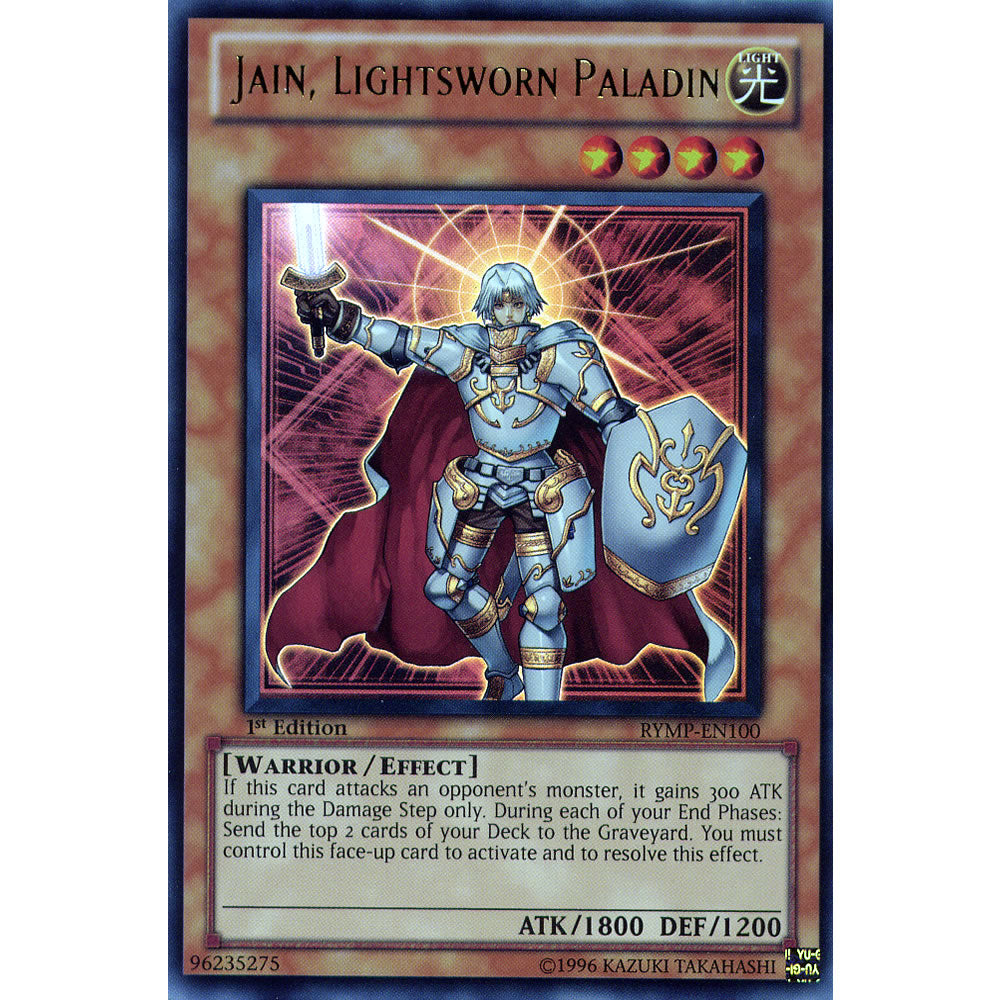 Jain, Lightsworn Paladin RYMP-EN100 Yu-Gi-Oh! Card from the Ra Yellow Mega Pack Set