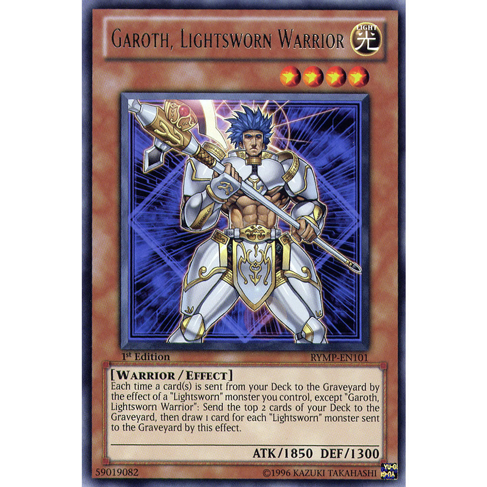 Garoth, Lightsworn Warrior RYMP-EN101 Yu-Gi-Oh! Card from the Ra Yellow Mega Pack Set