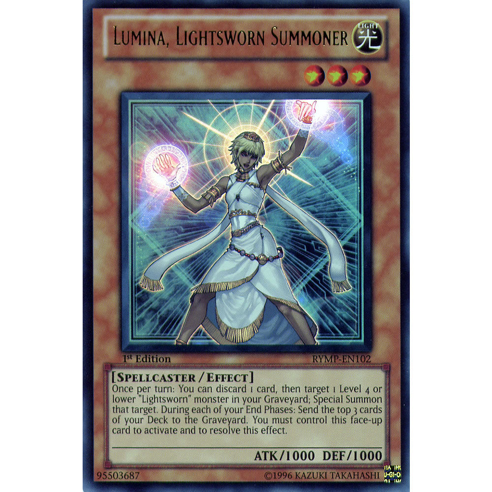 Lumina, Lightsworn Summoner RYMP-EN102 Yu-Gi-Oh! Card from the Ra Yellow Mega Pack Set