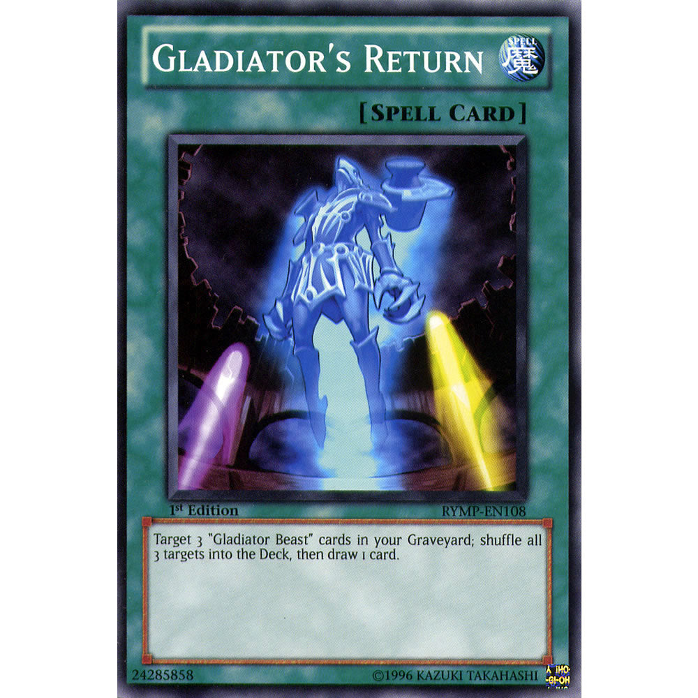 Gladiator's Return RYMP-EN108 Yu-Gi-Oh! Card from the Ra Yellow Mega Pack Set