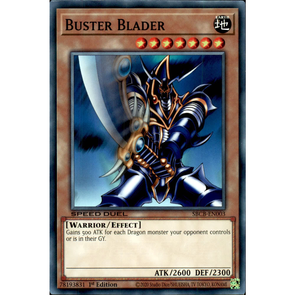 Buster Blader SBCB-EN003 Yu-Gi-Oh! Card from the Speed Duel: Battle City Set