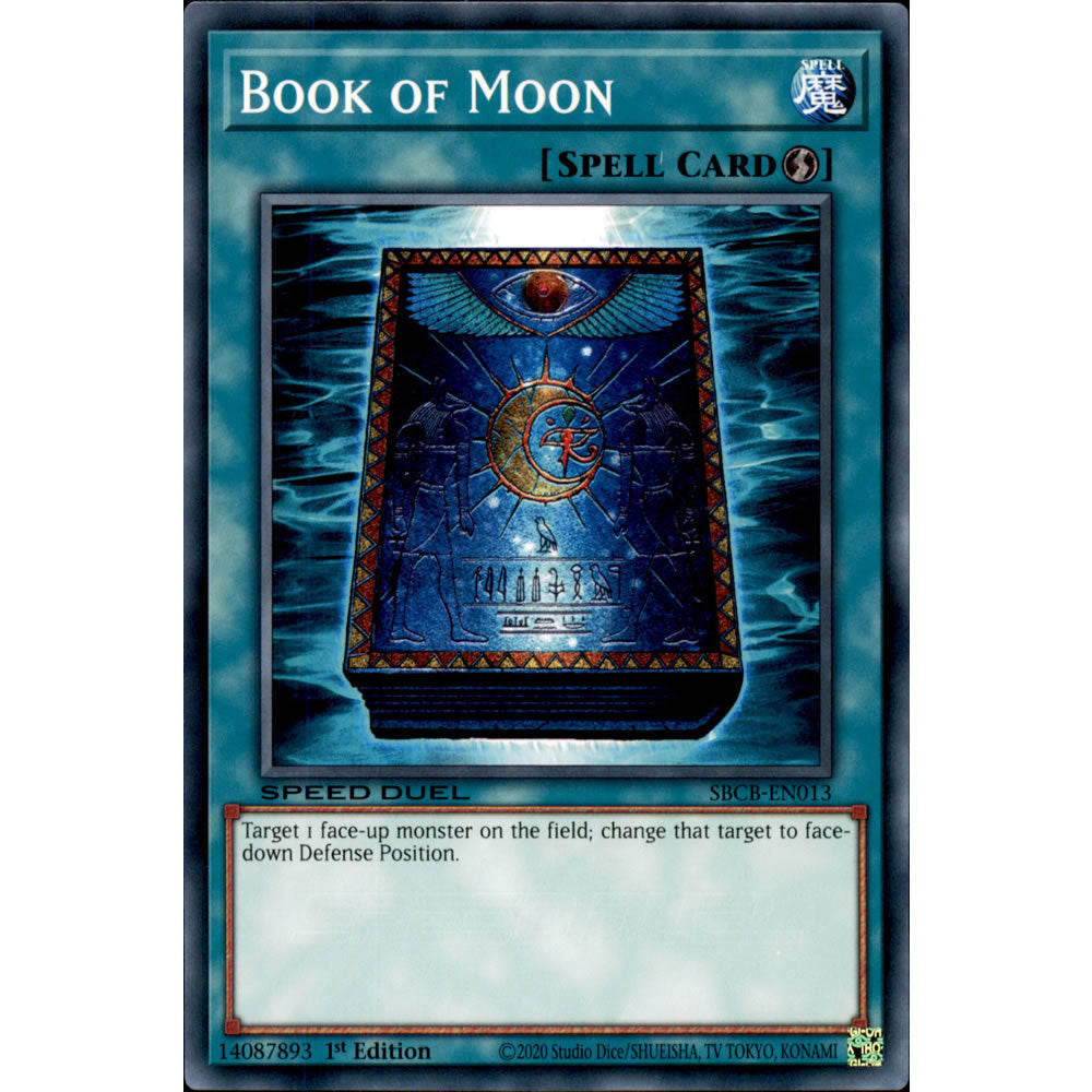 Book of Moon SBCB-EN013 Yu-Gi-Oh! Card from the Speed Duel: Battle City Set