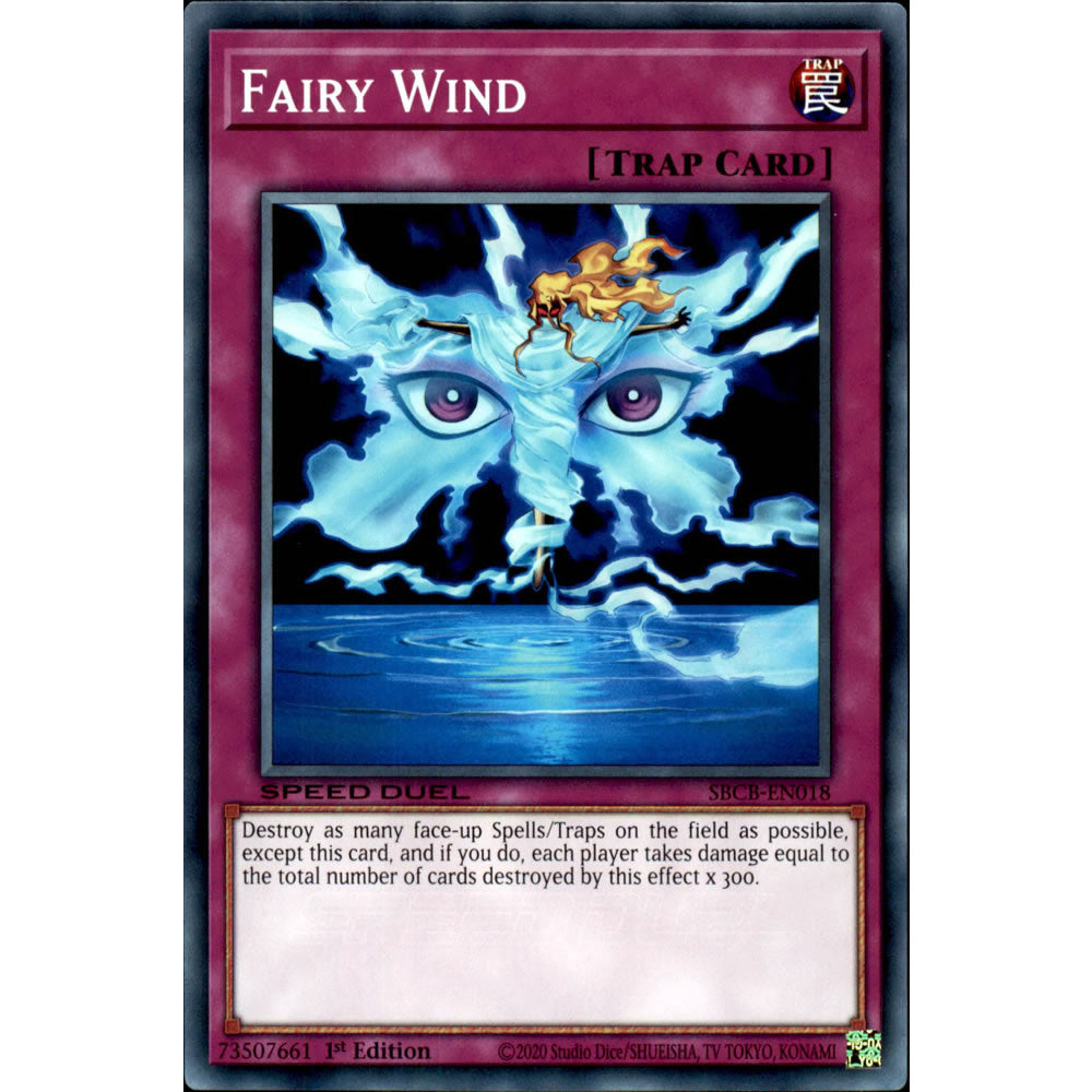 Fairy Wind SBCB-EN018 Yu-Gi-Oh! Card from the Speed Duel: Battle City Set