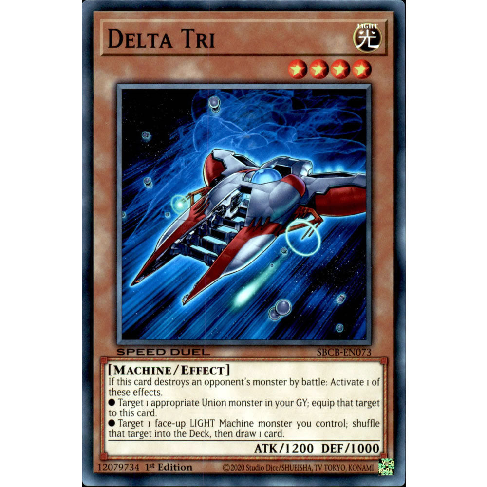 Delta Tri SBCB-EN073 Yu-Gi-Oh! Card from the Speed Duel: Battle City Set