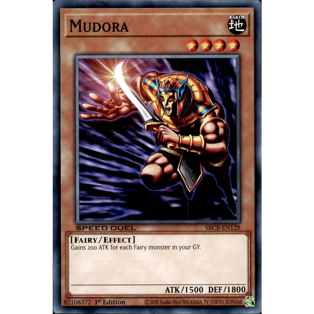 Mudora SBCB-EN128 Yu-Gi-Oh! Card from the Speed Duel: Battle City Set