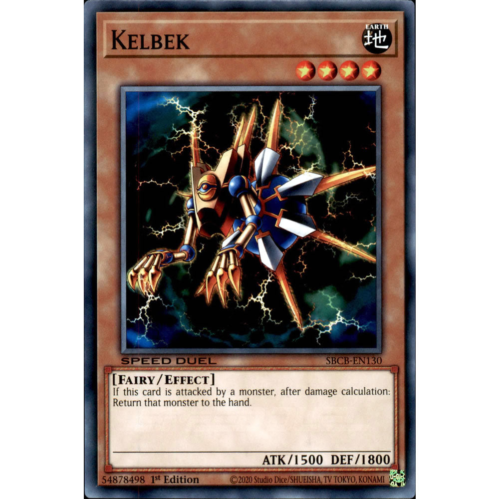 Kelbek SBCB-EN130 Yu-Gi-Oh! Card from the Speed Duel: Battle City Set