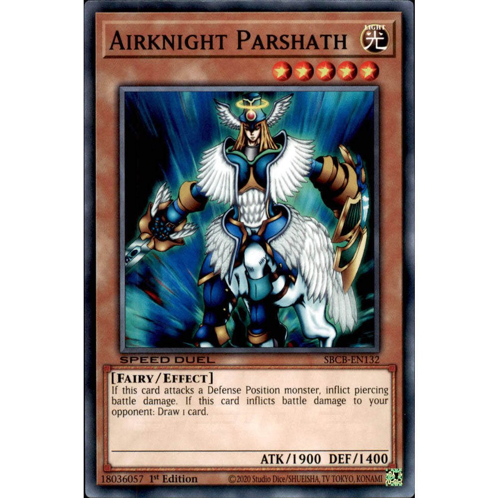 Airknight Parshath SBCB-EN132 Yu-Gi-Oh! Card from the Speed Duel: Battle City Set