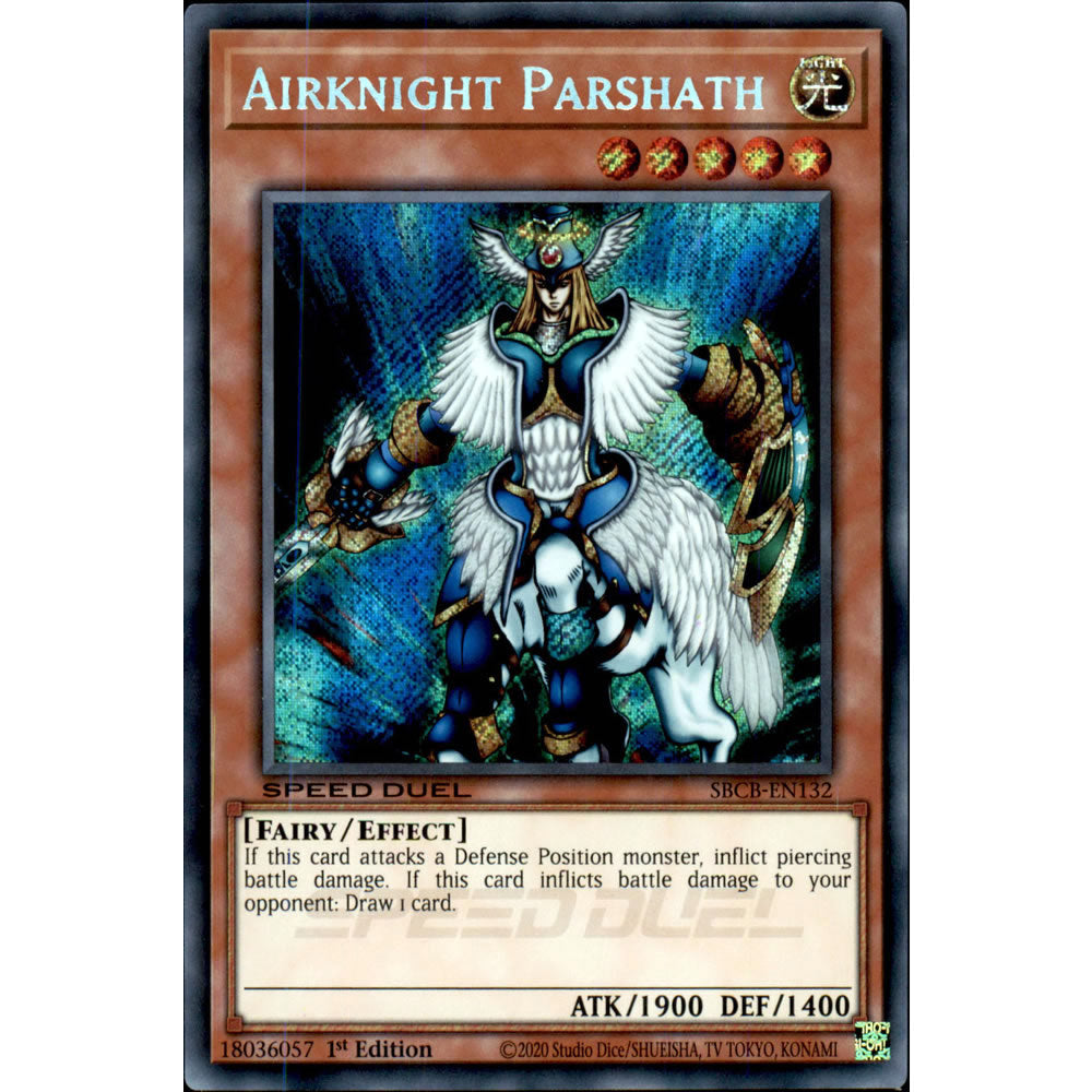 Airknight Parshath SBCB-EN132 Yu-Gi-Oh! Card from the Speed Duel: Battle City Set