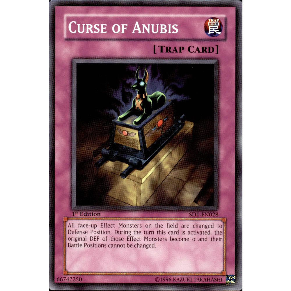 Curse of Anubis SD1-EN028 Yu-Gi-Oh! Card - Deckboosters Curse of Anubis SD1-EN028 Yu-Gi-Oh! Card - Deckboosters