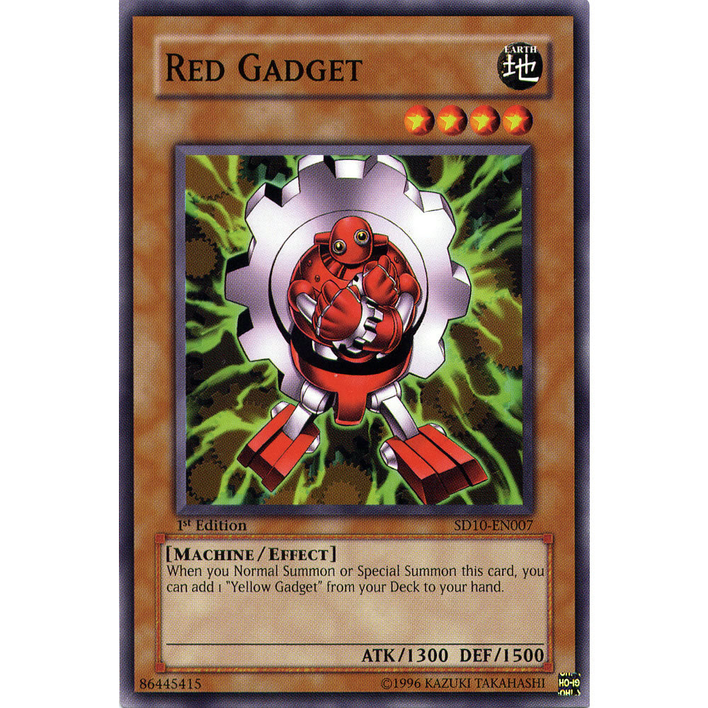 gadget deck yugioh Red Gadget SD10-EN007 Yu-Gi-Oh! Card