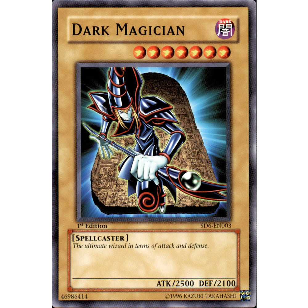 Dark Magician SD6-EN003 Yu-Gi-Oh! Card - Deckboosters Dark Magician SD6-EN003 Yu-Gi-Oh! Card - Deckboosters
