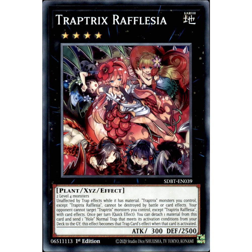 Traptrix Rafflesia SDBT-EN039 Yu-Gi-Oh! Card from the Beware of Traptrix Set