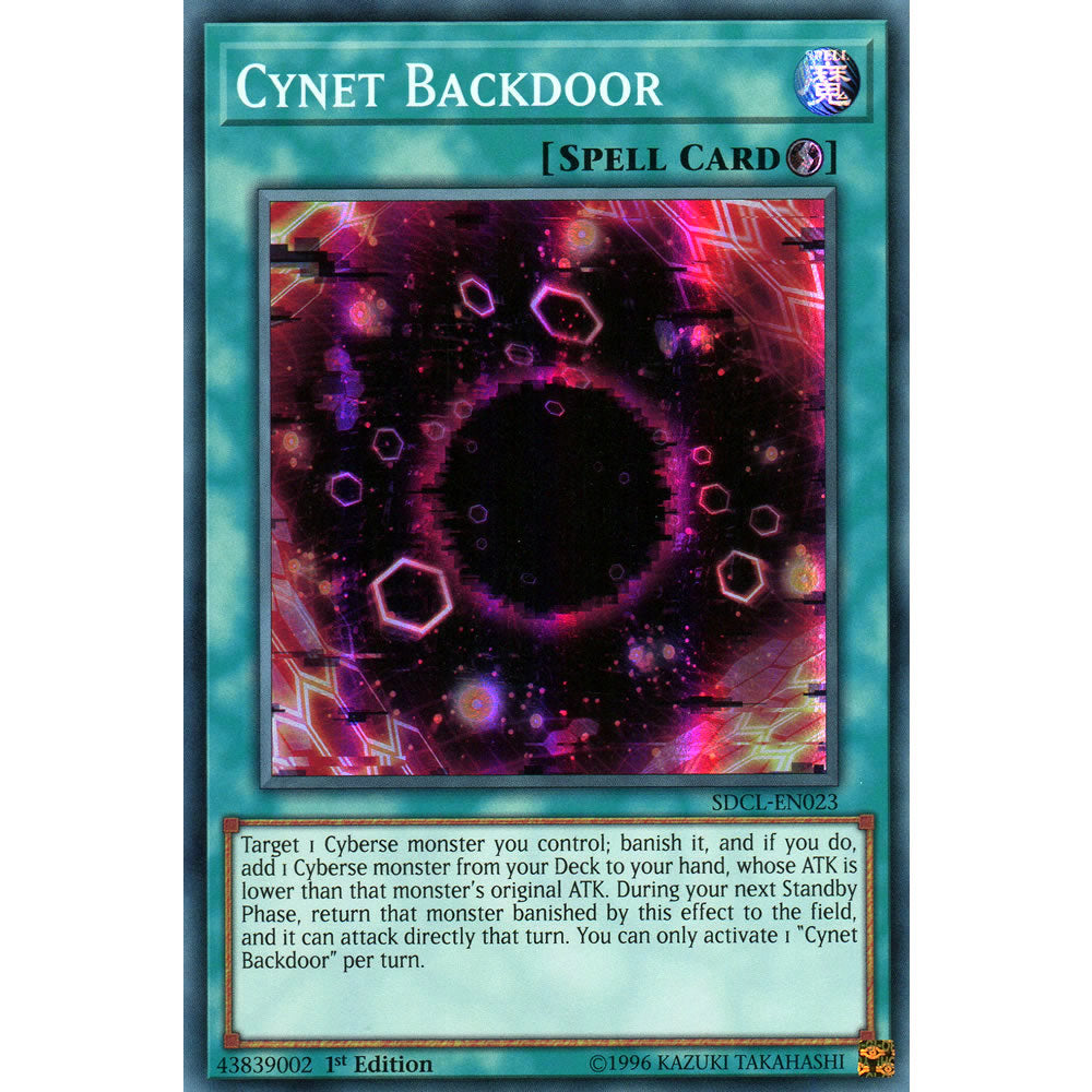Cynet Backdoor SDCL-EN023 Yu-Gi-Oh! Card - Deckboosters Cynet Backdoor SDCL-EN023 Yu-Gi-Oh! Card - Deckboosters