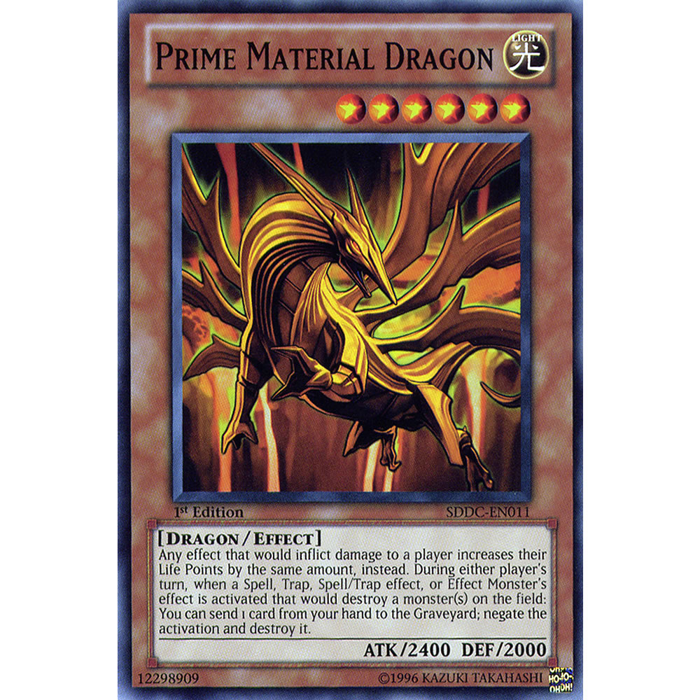 Prime Material Dragon SDDC-EN011 Yu-Gi-Oh! Card Prime Material Dragon SDDC-EN011 Yu-Gi-Oh! Card