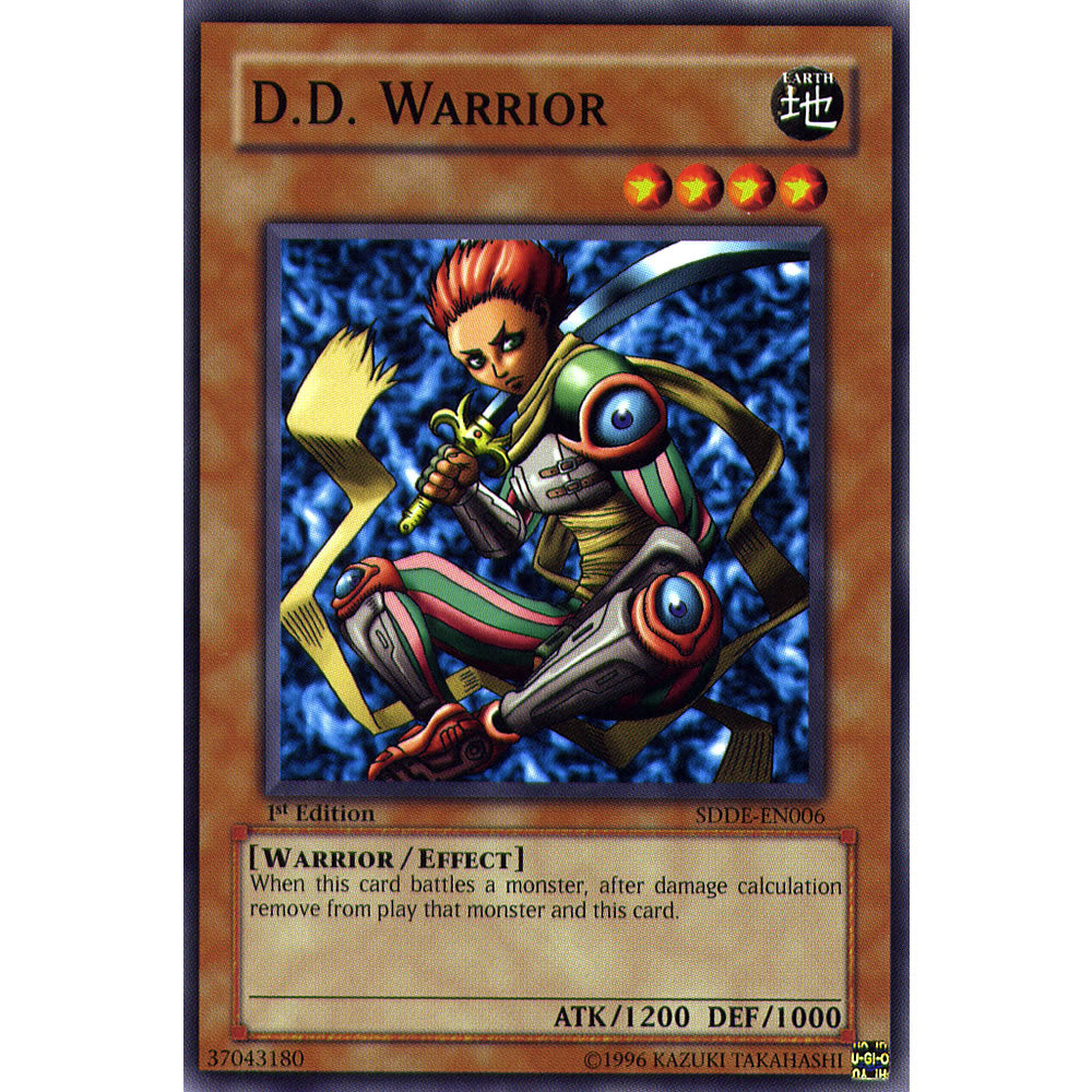 dd yugioh cards D. D. Warrior SDDE-EN006 Yu-Gi-Oh! Card