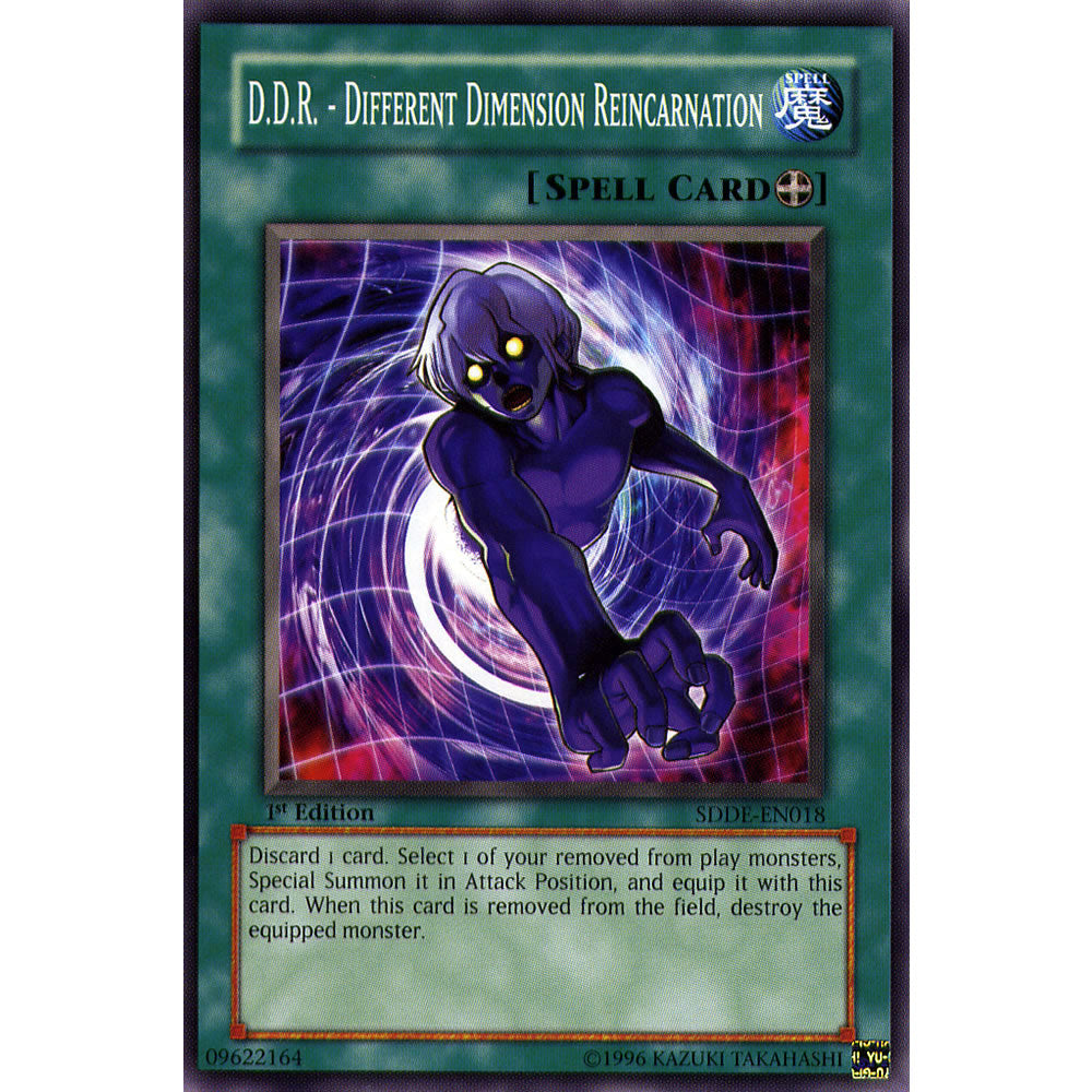 yugioh card from a different dimension D.D.R. – Different Dimension Reincarnation SDDE-EN018