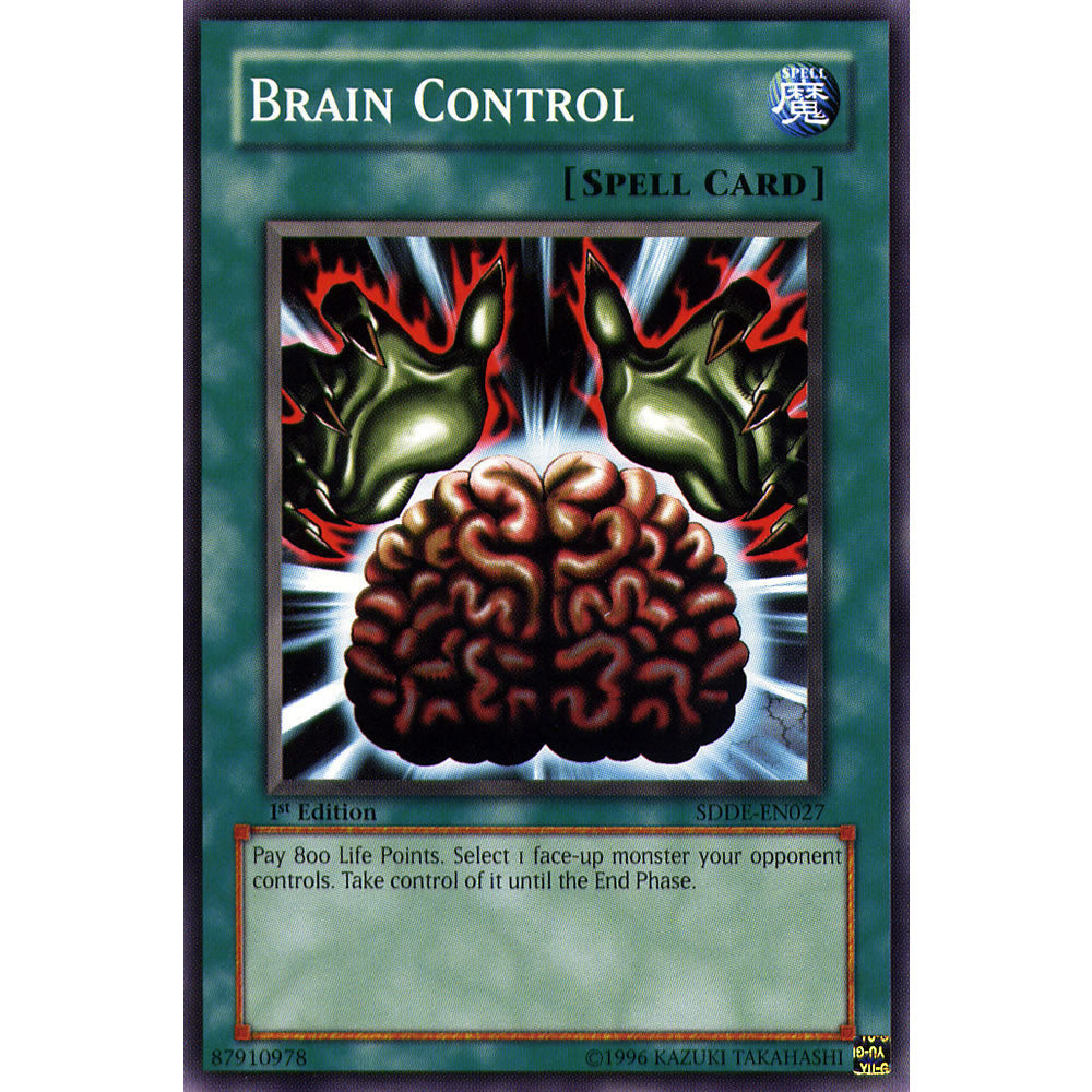Brain Control SDDE-EN027 Yu-Gi-Oh! Card from the Dark Emperor Set