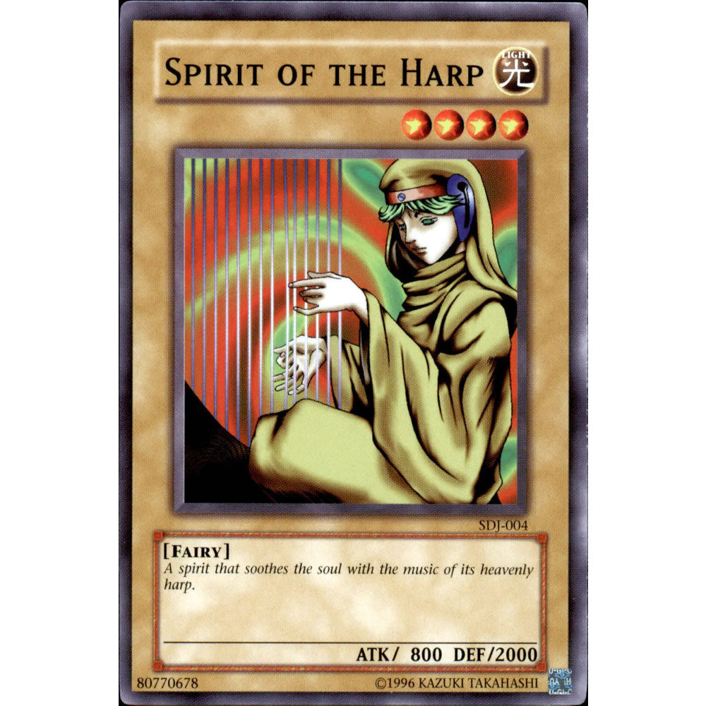 Spirit of the Harp SDJ-004 Yu-Gi-Oh! Card