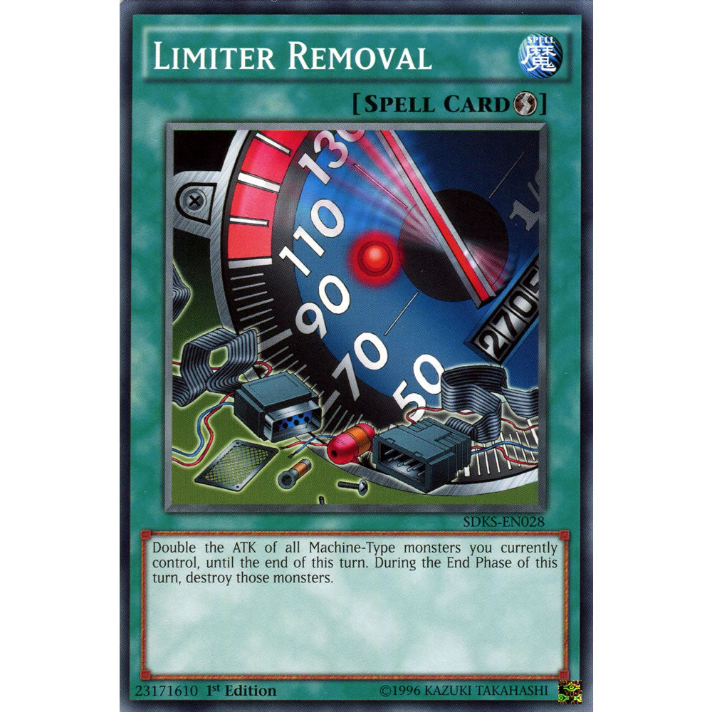 Limiter Removal SDKS-EN028 Yu-Gi-Oh! Card from the Seto Kaiba Set