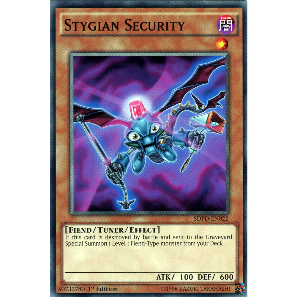Stygian Security SDPD-EN022 Yu-Gi-Oh! Card from the Pendulum Domination Set