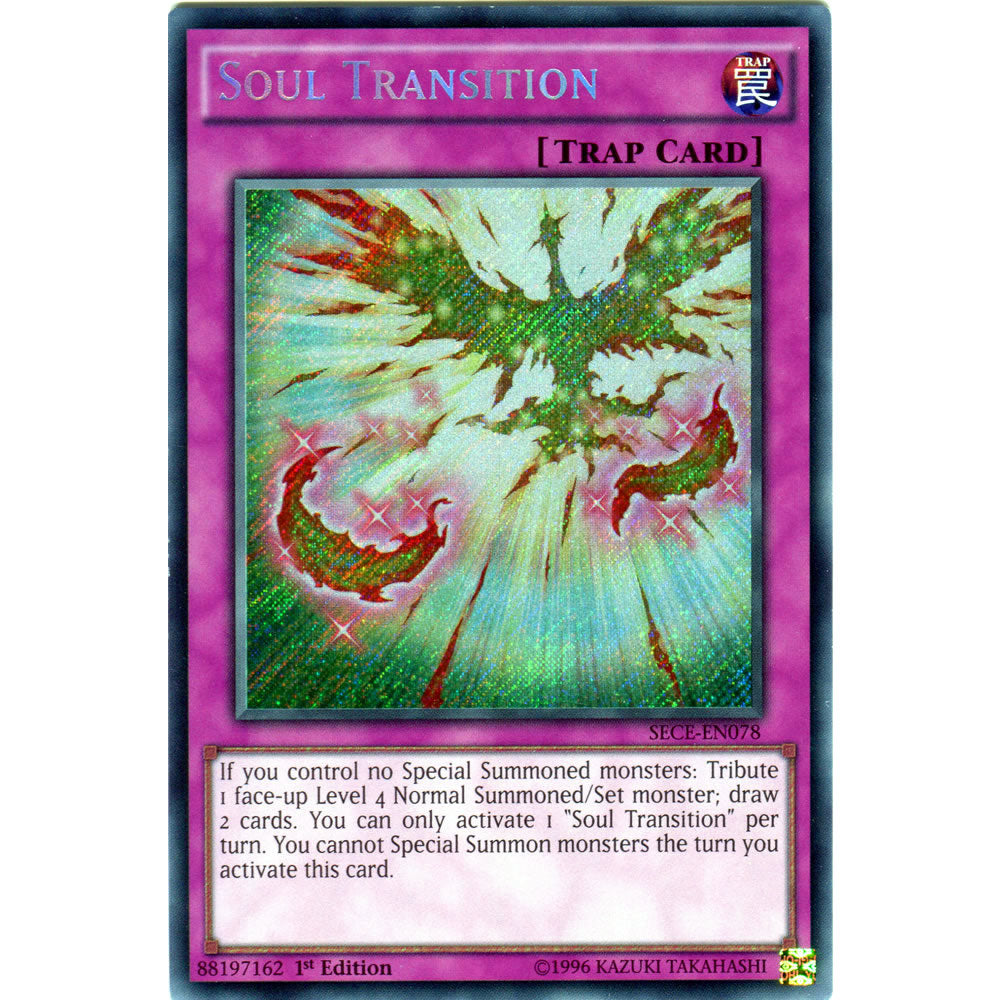 Soul Transition SECE-EN078 Yu-Gi-Oh! Card from the Secrets of Eternity Set