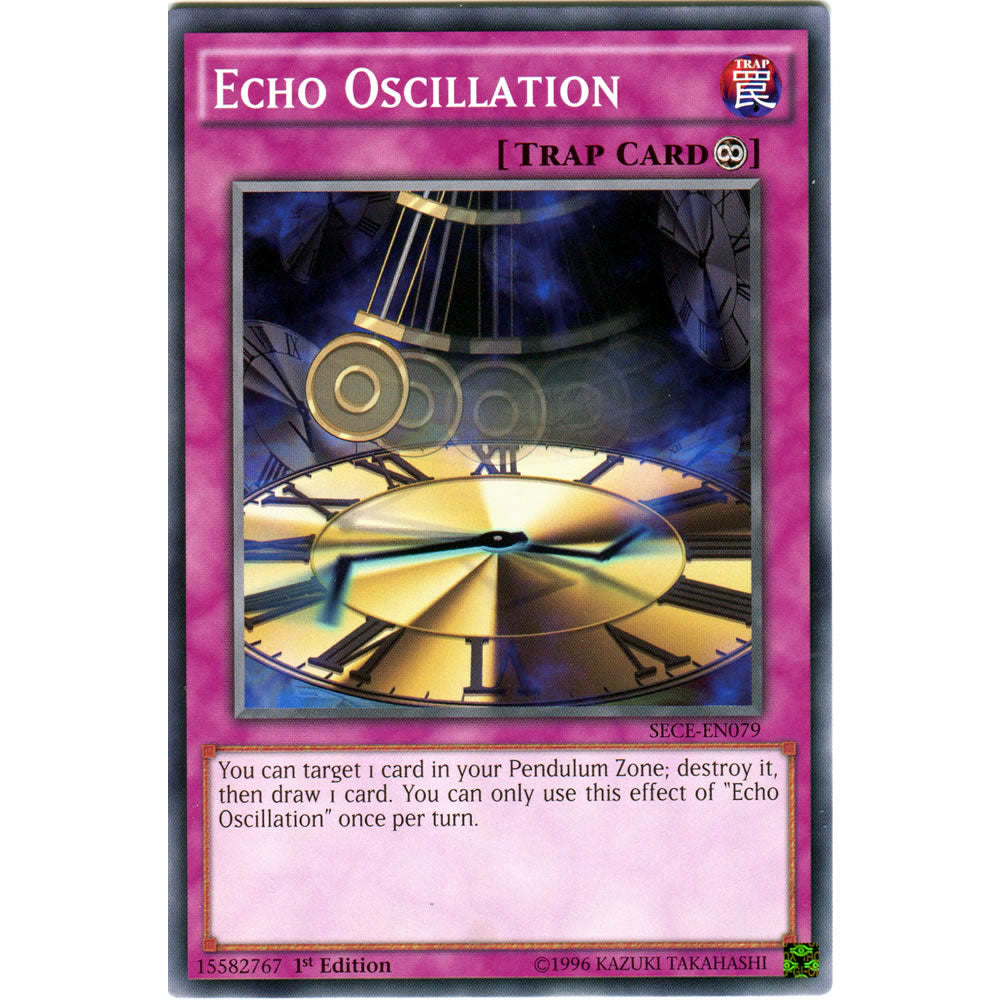 Echo Oscillation SECE-EN079 Yu-Gi-Oh! Card from the Secrets of Eternity Set
