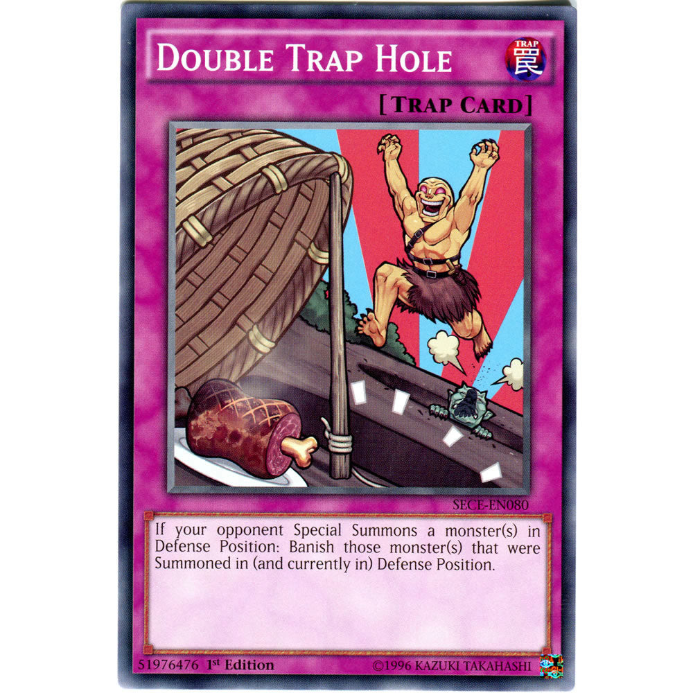 Double Trap Hole SECE-EN080 Yu-Gi-Oh! Card from the Secrets of Eternity Set