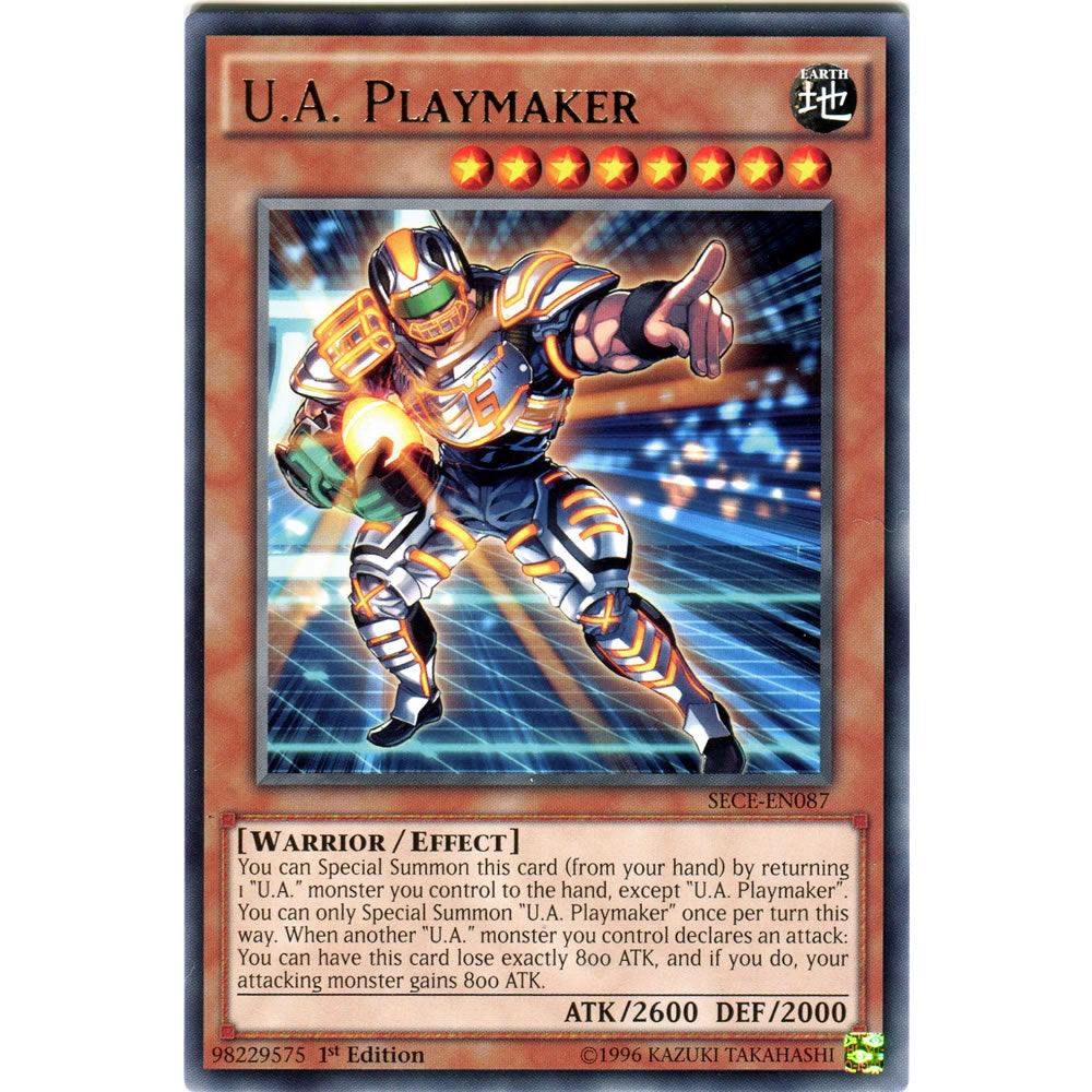 U.A. Playmaker SECE-EN087 Yu-Gi-Oh! Card from the Secrets of Eternity Set