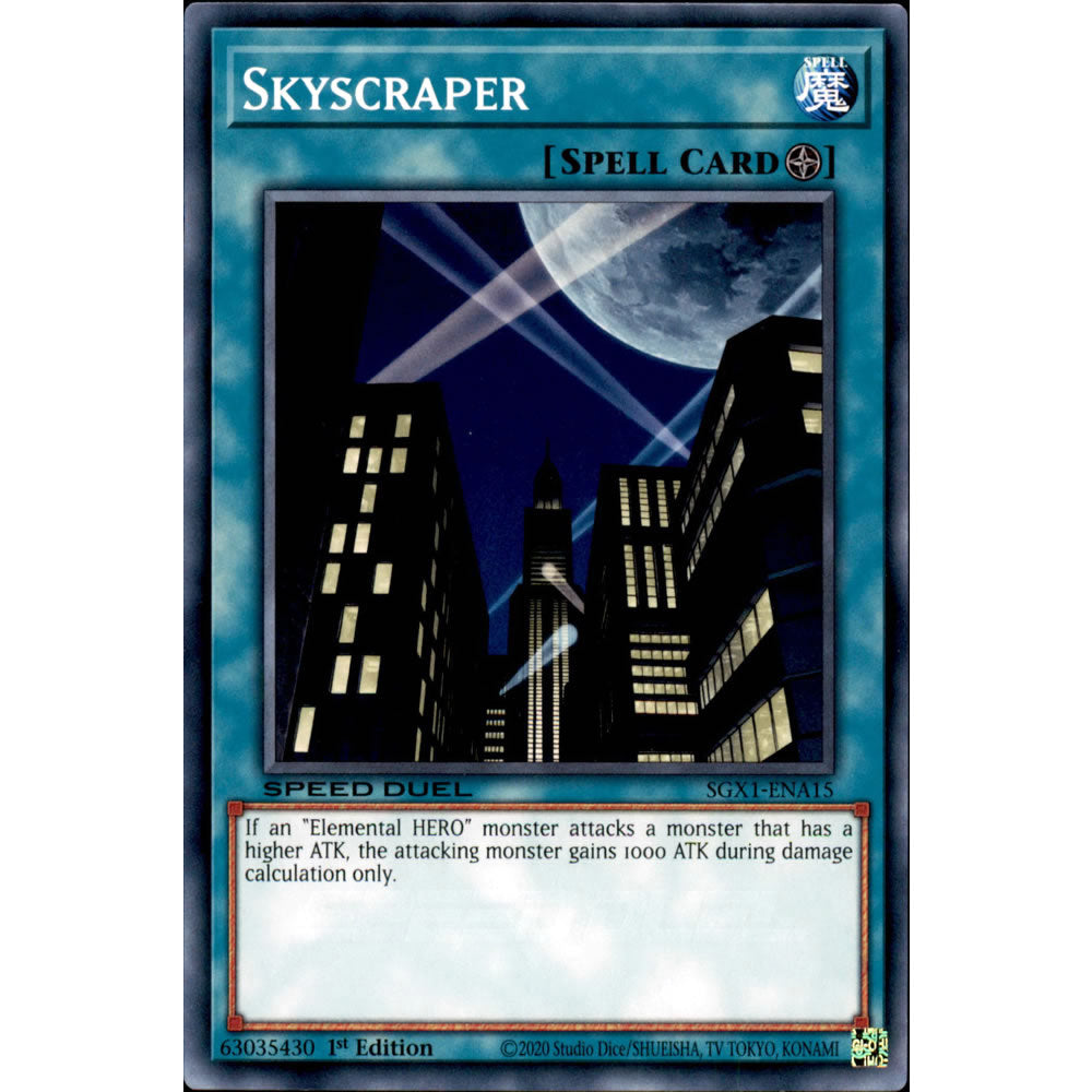 yugioh skyscraper card Skyscraper SGX1-ENA15 Yu-Gi-Oh! Card