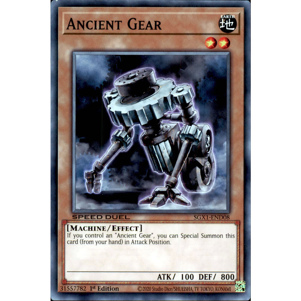 ancient gear box Ancient Gear SGX1-END08 Yu-Gi-Oh! Card