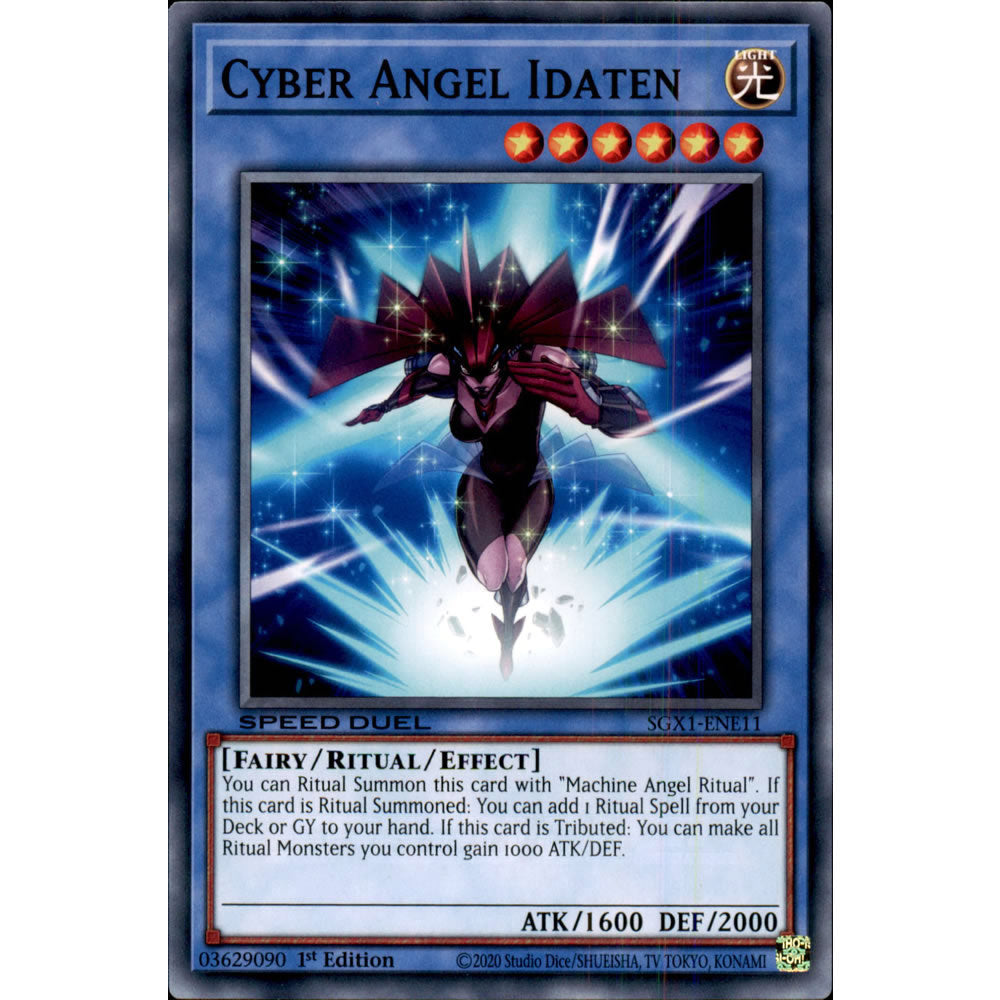 Cyber Angel Idaten SGX1-ENE11 Yu-Gi-Oh! Card from the Speed Duel GX: Duel Academy Box Set