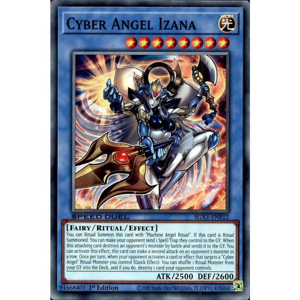 Cyber Angel Izana SGX1-ENE12 Yu-Gi-Oh! Card from the Speed Duel GX: Duel Academy Box Set