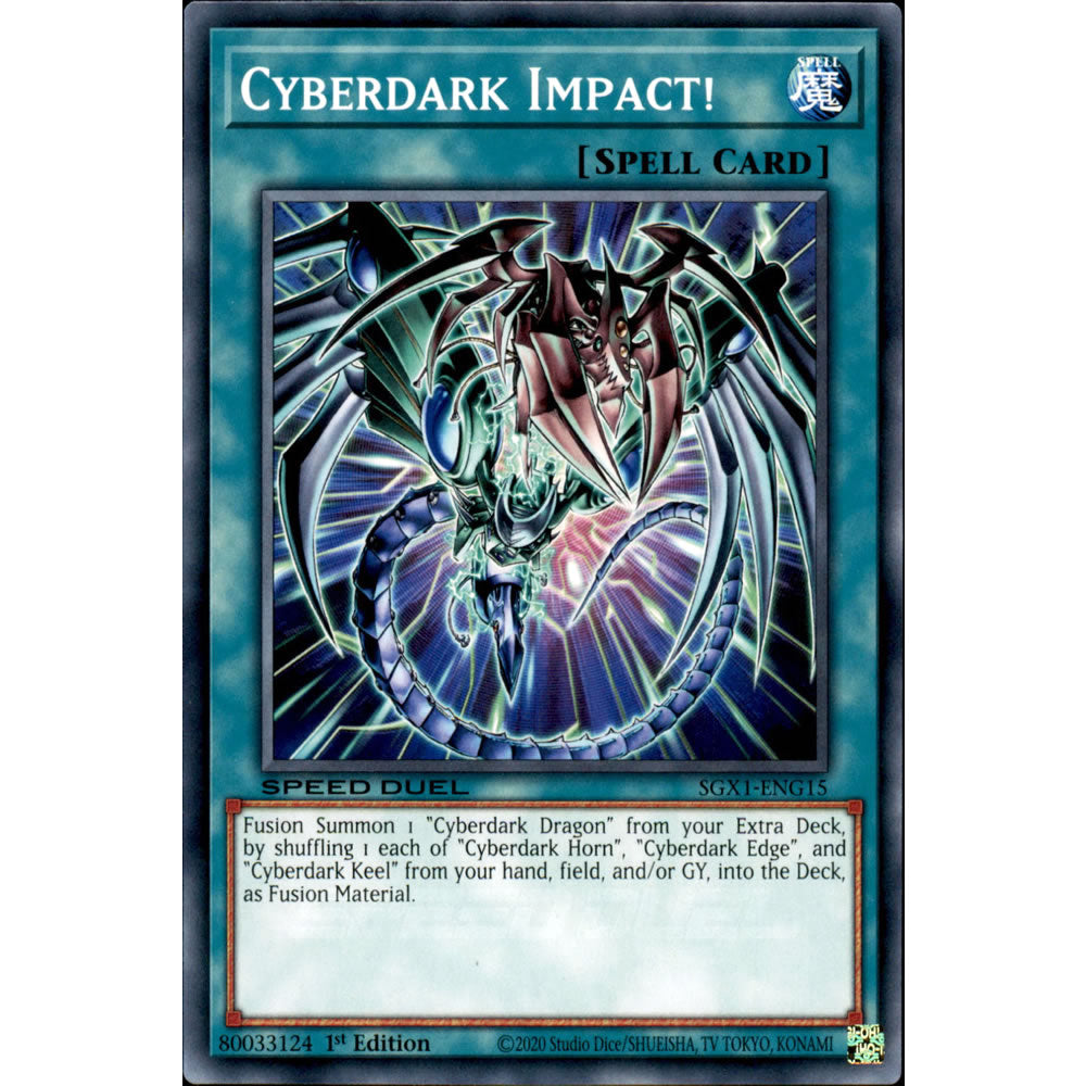Cyberdark Impact! SGX1-ENG15 Yu-Gi-Oh! Card from the Speed Duel GX: Duel Academy Box Set
