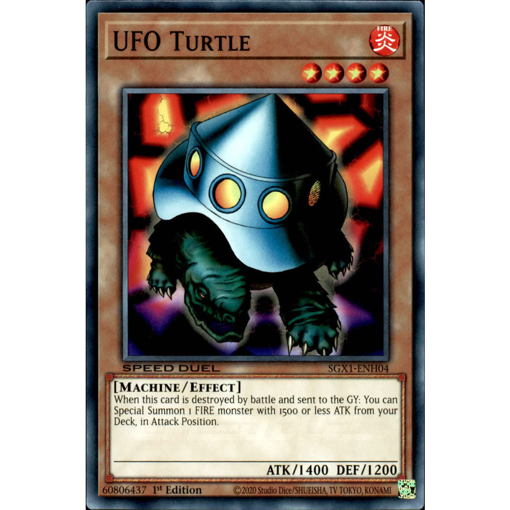 UFO Turtle SGX1-ENH04 Yu-Gi-Oh! Card from the Speed Duel GX: Duel Academy Box Set