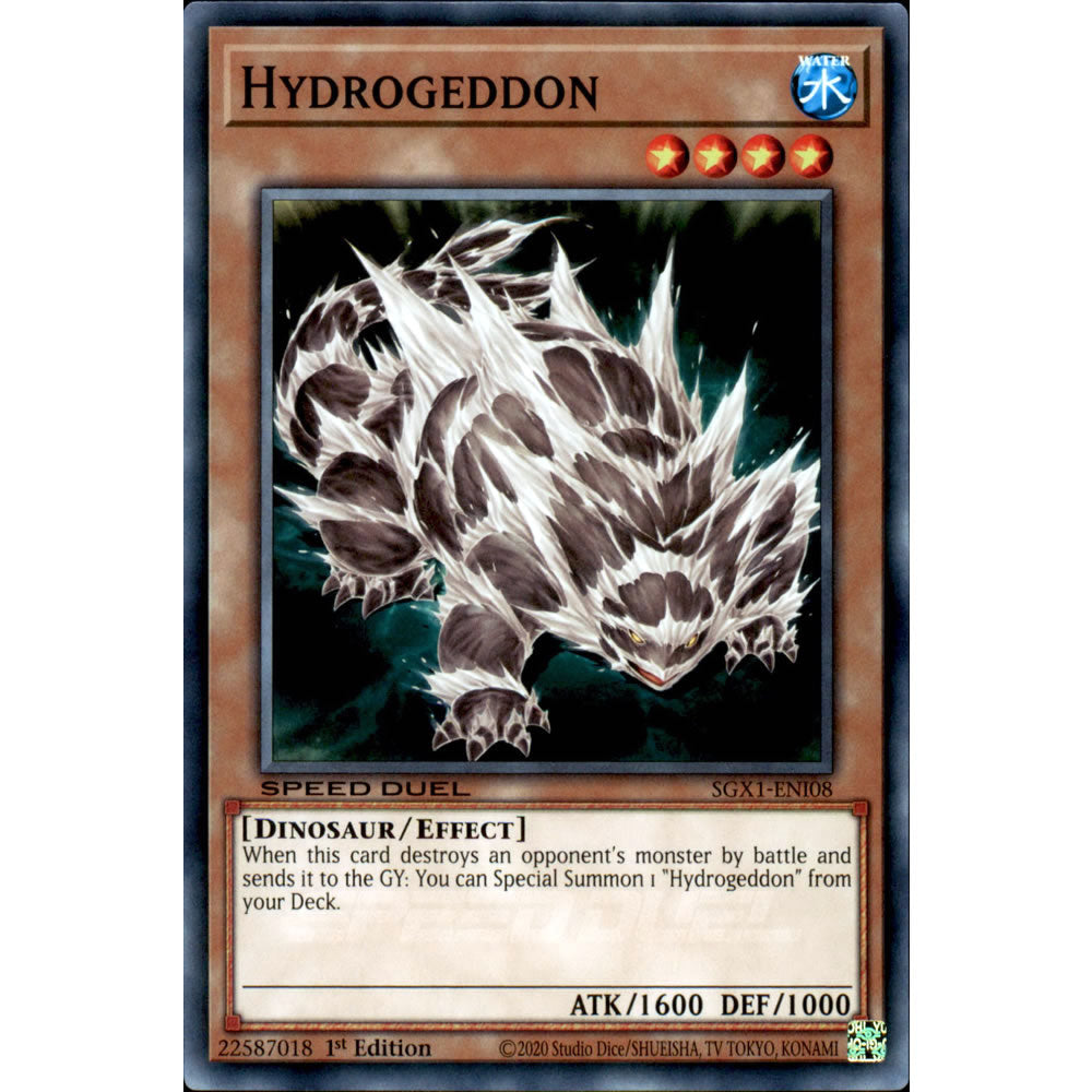 Hydrogeddon SGX1-ENI08 Yu-Gi-Oh! Card from the Speed Duel GX: Duel Academy Box Set