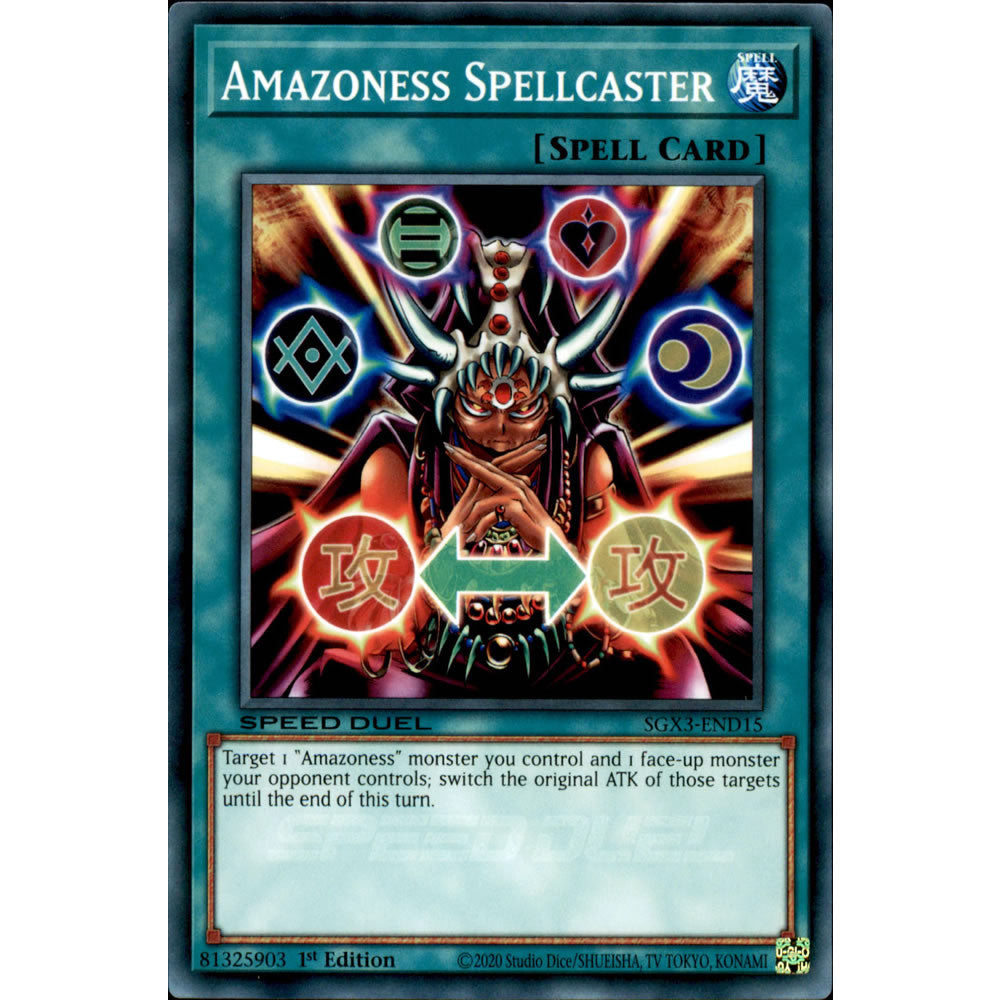 Amazoness Spellcaster SGX3-END15 Yu-Gi-Oh! Card Amazoness Spellcaster SGX3-END15 Yu-Gi-Oh! Card