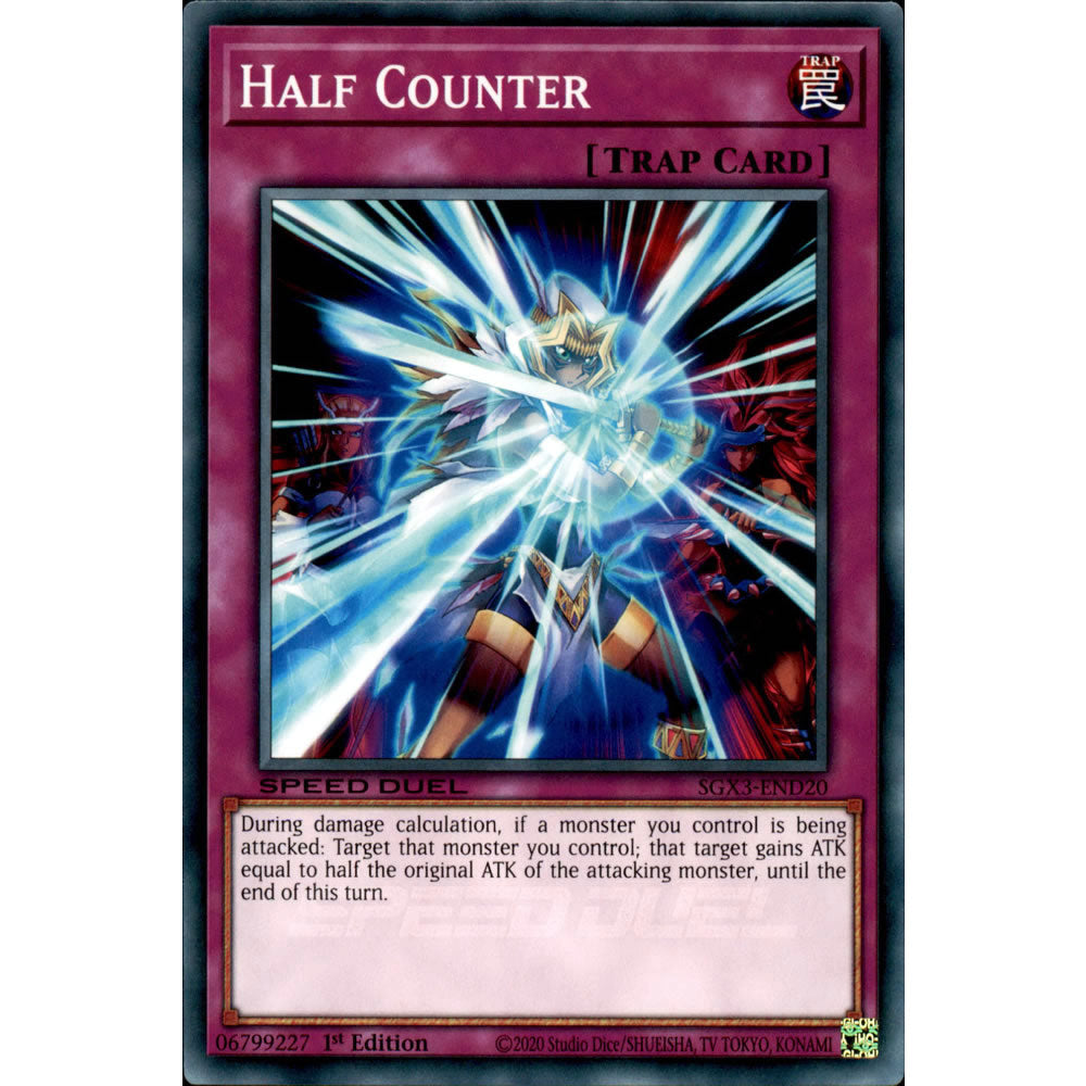 Half Counter SGX3-END20 Yu-Gi-Oh! Card from the Speed Duel GX: Duelists of Shadows Set