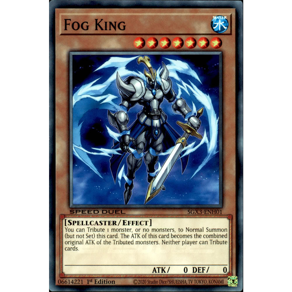 Fog King SGX3-ENH01 Yu-Gi-Oh! Card from the Speed Duel GX: Duelists of Shadows Set