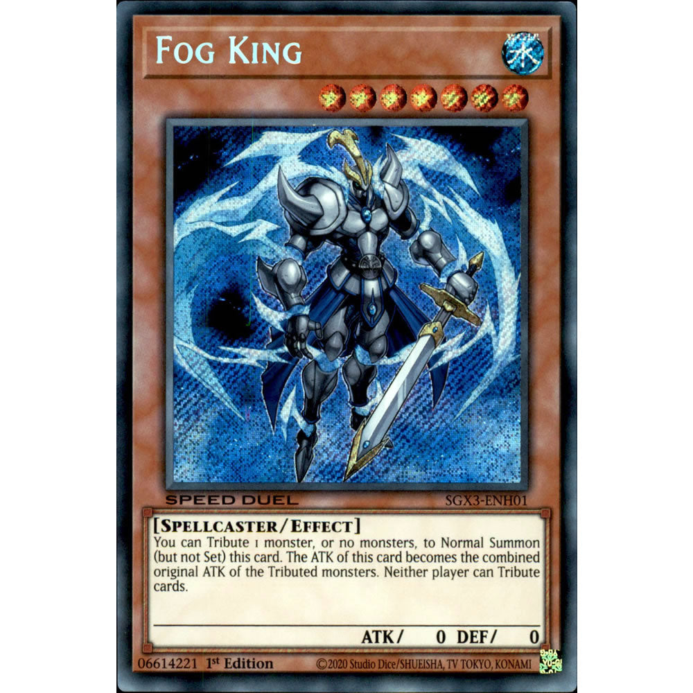 Fog King SGX3-ENH01 Yu-Gi-Oh! Card from the Speed Duel GX: Duelists of Shadows Set