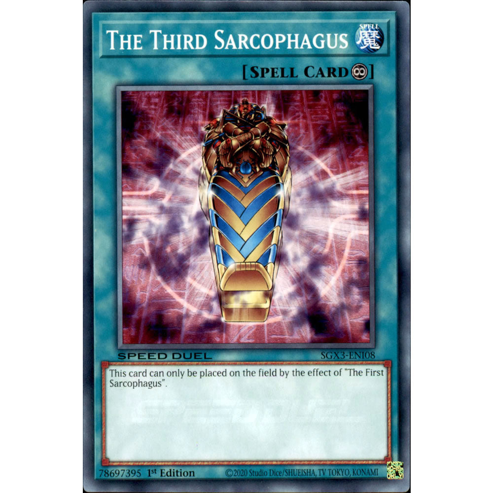 The Third Sarcophagus SGX3-ENI08 Yu-Gi-Oh! Card from the Speed Duel GX: Duelists of Shadows Set