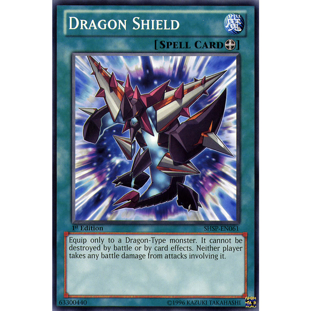 dragon shield yugioh card Dragon Shield SHSP-EN061 Yu-Gi-Oh! Card