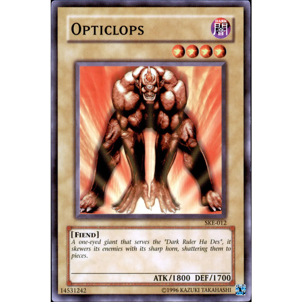 Opticlops SKE-012 Yu-Gi-Oh! Card