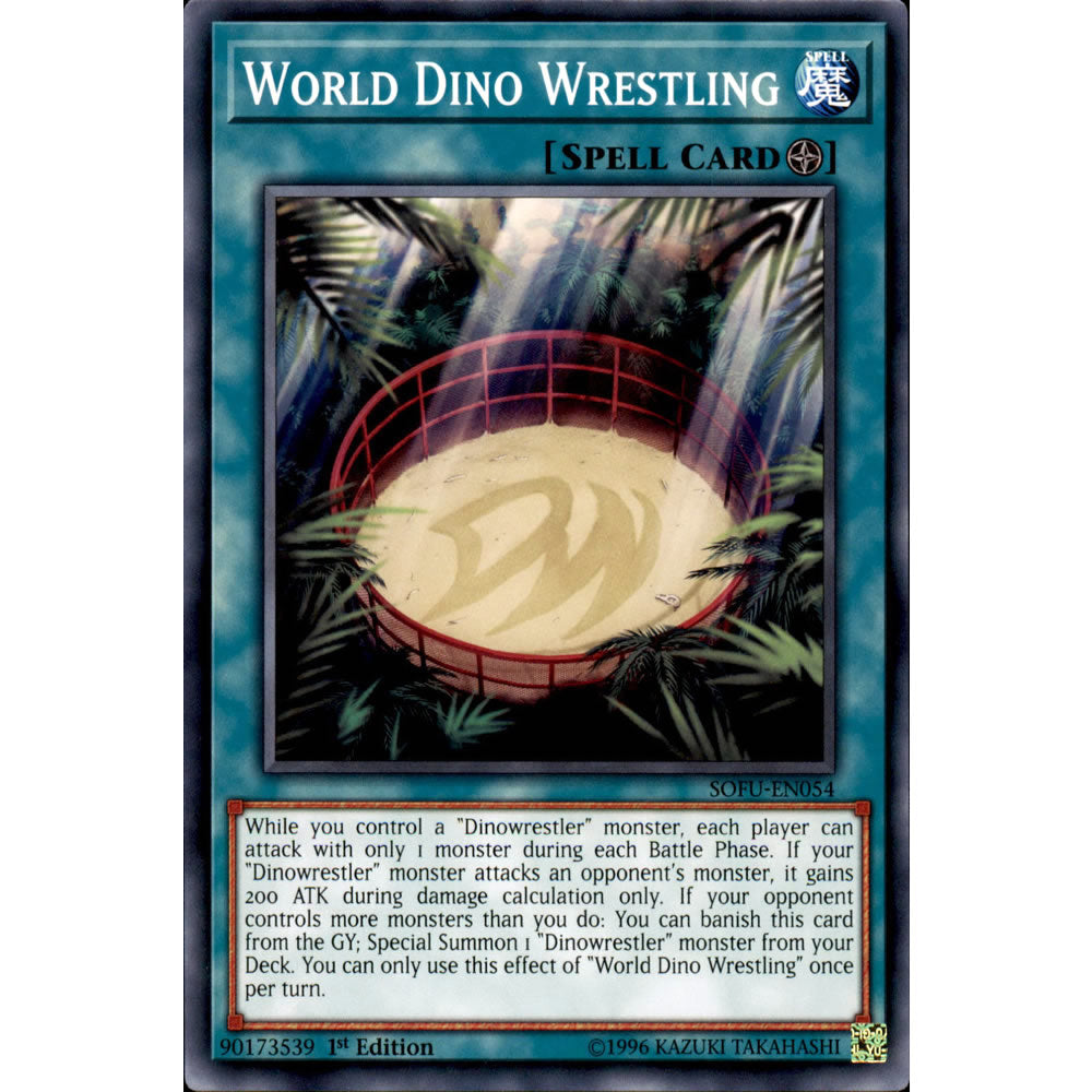 World Dino Wrestling SOFU-EN054 Yu-Gi-Oh! Card from the Soul Fusion Set