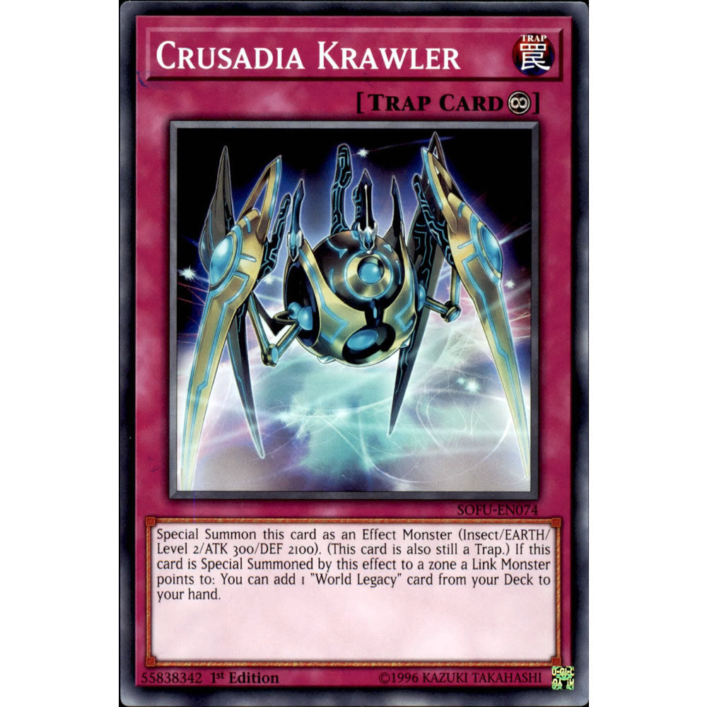 Crusadia Krawler SOFU-EN074 Yu-Gi-Oh! Card from the Soul Fusion Set