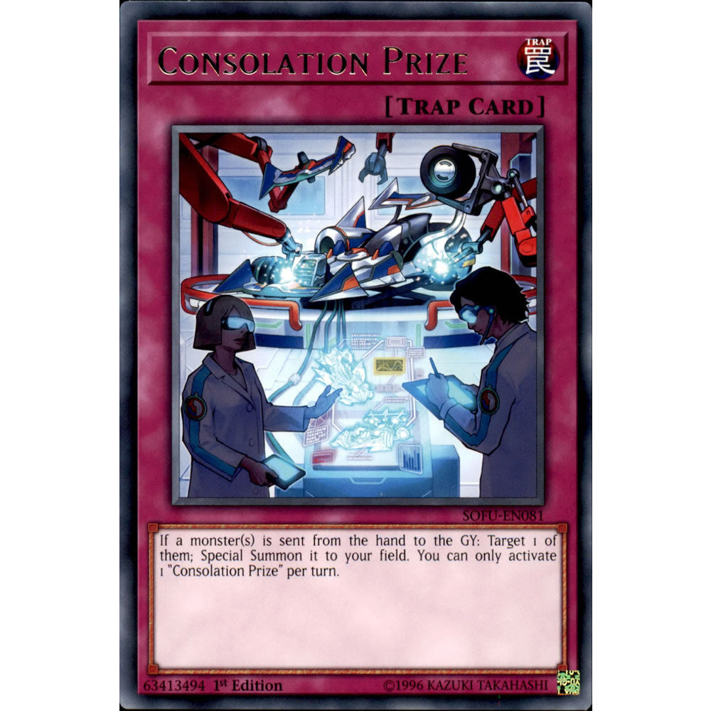 Consolation Prize SOFU-EN081 Yu-Gi-Oh! Card from the Soul Fusion Set