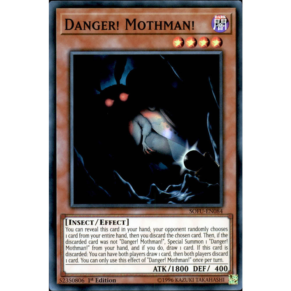 Danger! Mothman! SOFU-EN084 Yu-Gi-Oh! Card from the Soul Fusion Set
