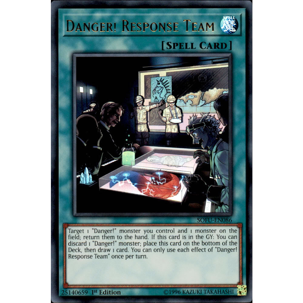 Danger! Response Team SOFU-EN086 Yu-Gi-Oh! Card from the Soul Fusion Set