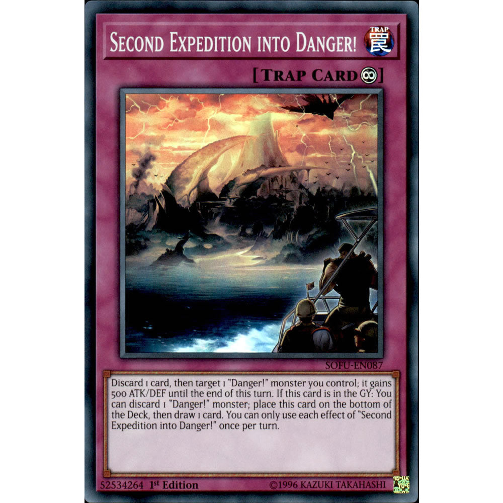 Second Expedition into Danger! SOFU-EN087 Yu-Gi-Oh! Card from the Soul Fusion Set