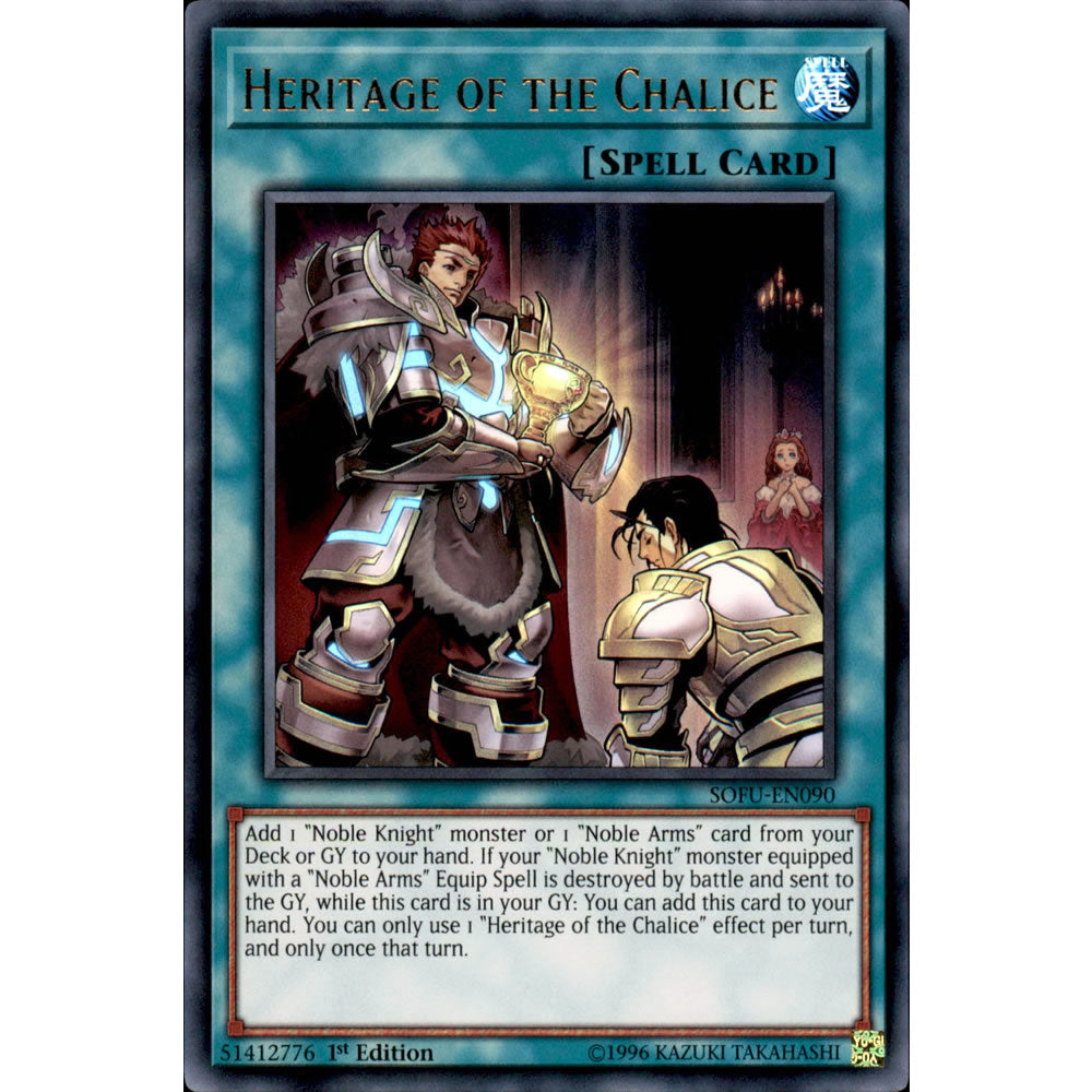 Heritage of the Chalice SOFU-EN090 Yu-Gi-Oh! Card from the Soul Fusion Set