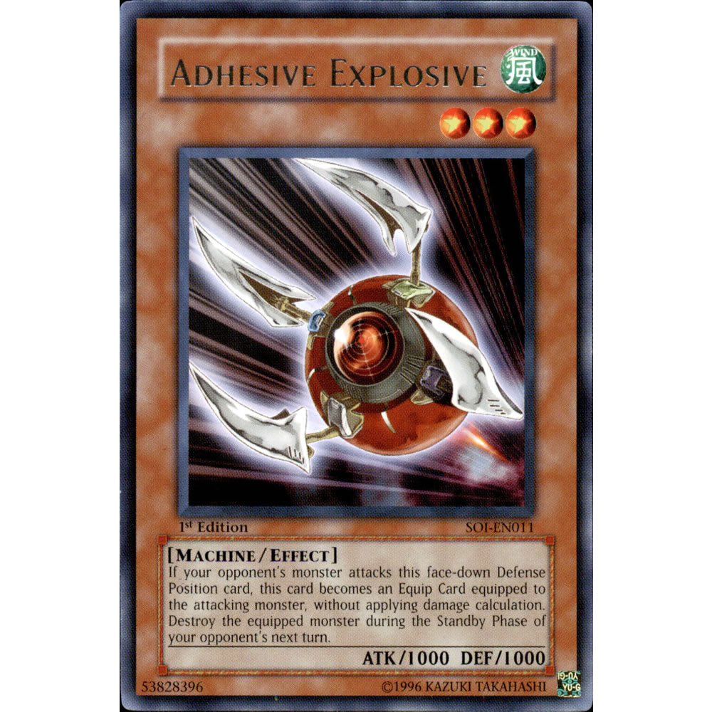 Adhesive Explosive SOI-EN011 Yu-Gi-Oh! Card from the Shadow of Infinity Set
